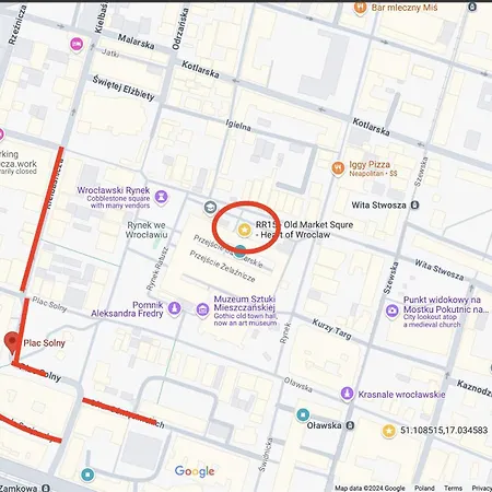 Rynek - Olawska - 50 Metrow Do Rynku - Old Market Square Apartman *