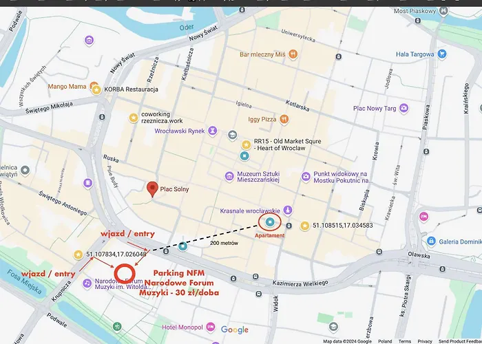 Апартаменты Rynek - Olawska - 50 Metrow Do Rynku - Old Market Square